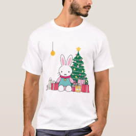 Camiseta Miffy na manhã de Natal 