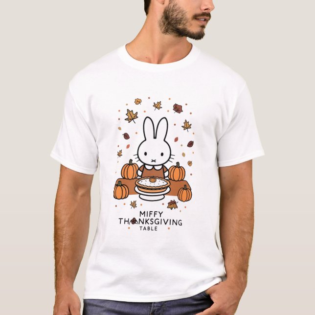 Camiseta Miffy no Dia de Ação de Graças (Frente)