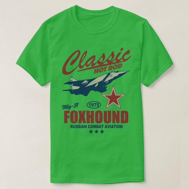 Camiseta Mig31 Foxhound  (Frente do Design)