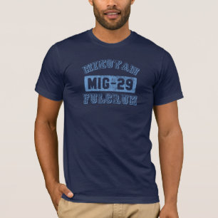 Camiseta MIG-29 fulcro - AZUL