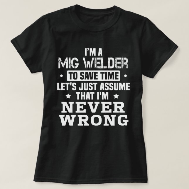 Camiseta Mig Welder (Frente do Design)