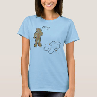 Camiseta MIGALHAS da cena do crime irónica do homem de