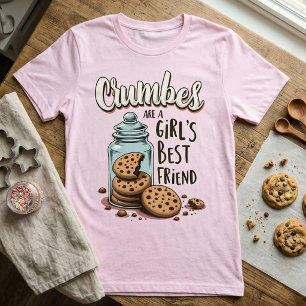 Camiseta Migalhas São a Melhor Amiga de uma Garota - Amante