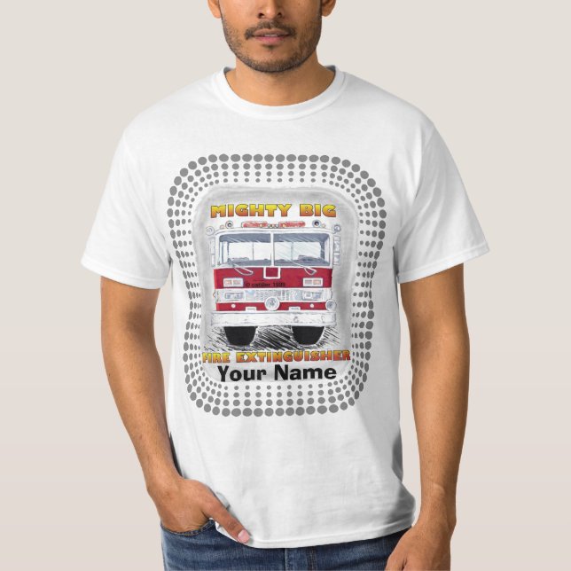 Camiseta Mighty Big Fire Truck (Frente)