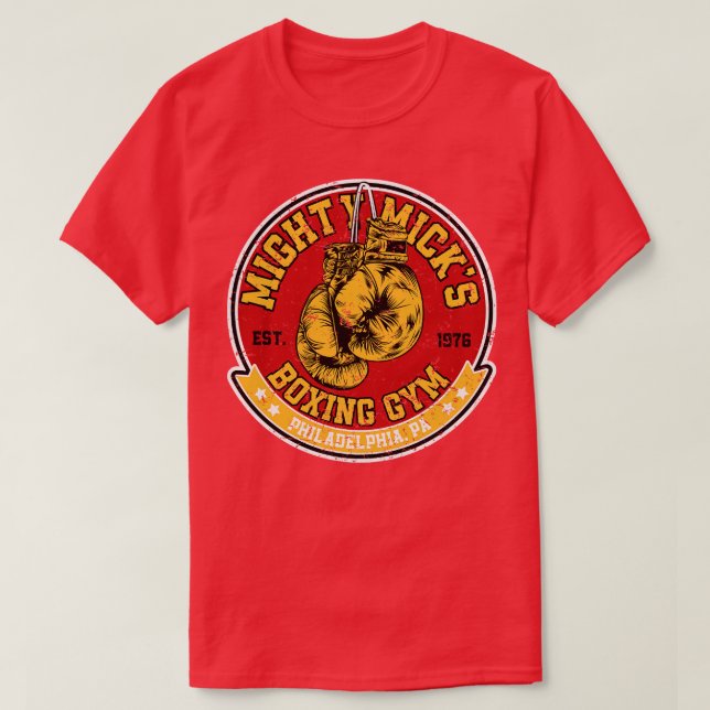 Camiseta Mighty Micks Boxing Gym (Frente do Design)