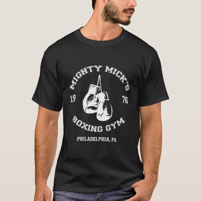 Camiseta Mighty Mick'S Boxing Gym 1976 (Frente)