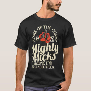 Camiseta Mighty Mick's Boxing Gym Vintage Luvas Retro