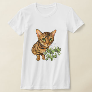 Camiseta Mighty Mya V pescoço