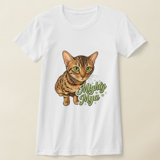 Camiseta Mighty Mya V pescoço (Postura )