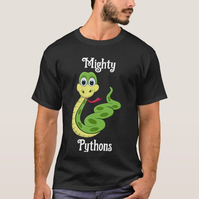 Camiseta Mighty Pythons (Frente)
