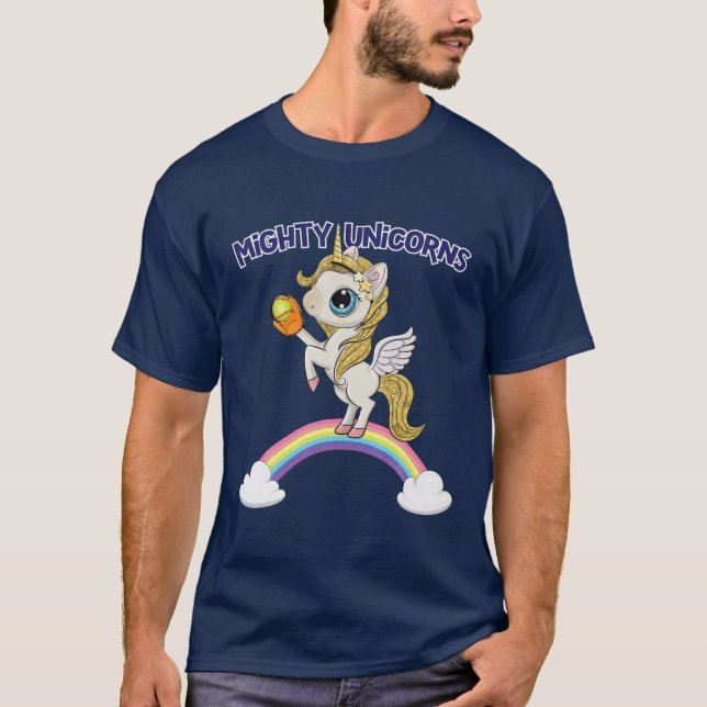 Camiseta Mighty Unicorns Softball (Frente)