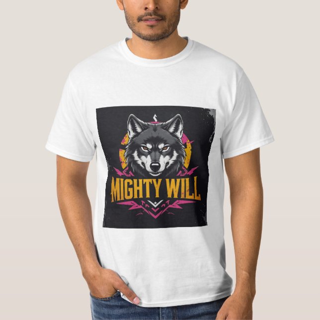 Camiseta Mighty Will - Wolf (Frente)