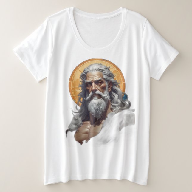 Camiseta Mighty Zeus - Deus do Trovão (Frente do Design)