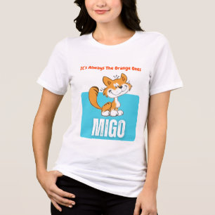 Camiseta Migo O Gato Laranja - É Sempre o Laranja