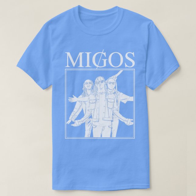 Camiseta Migos Hip hop White (Frente do Design)