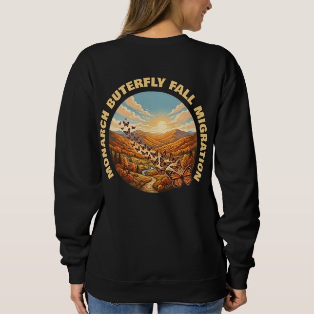 Camiseta Migração da Borboleta Monarca (Verso)