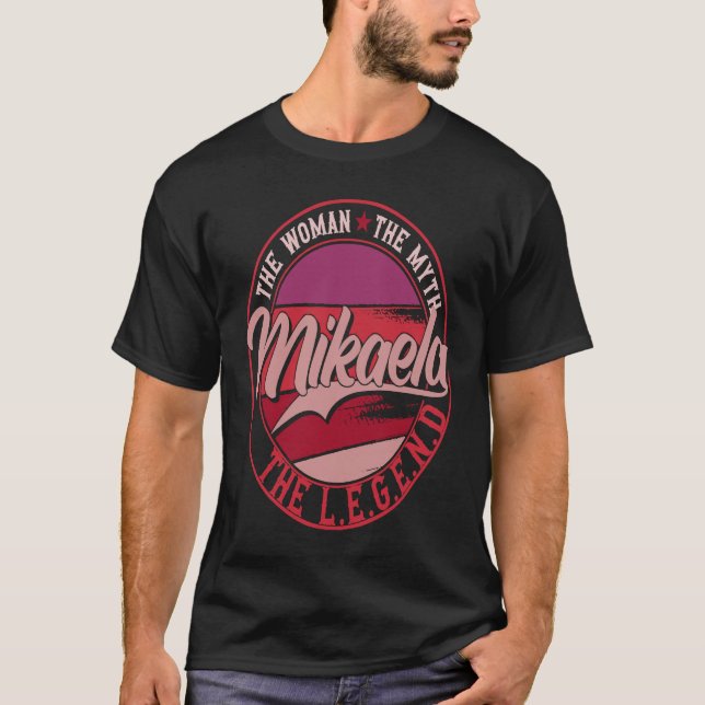 Camiseta Mikaela, a Senhora do Mito, a Lenda (Frente)