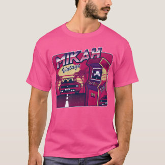 Camiseta Mikah Personalizado Gamer Antigo Anos 80 90