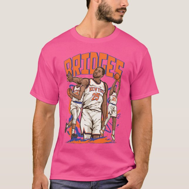 Camiseta Mikal Bridges Cartoon (Frente)