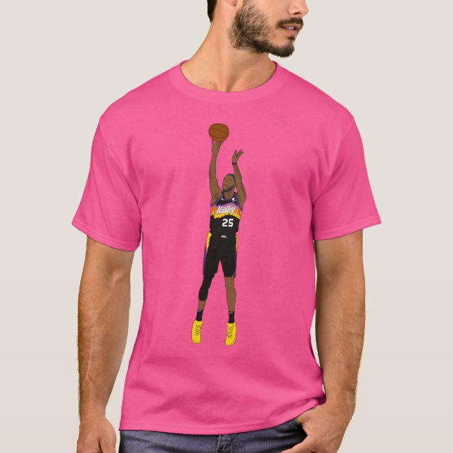 Camiseta Mikal Bridges Jumper Phoenix Basquete (Frente)