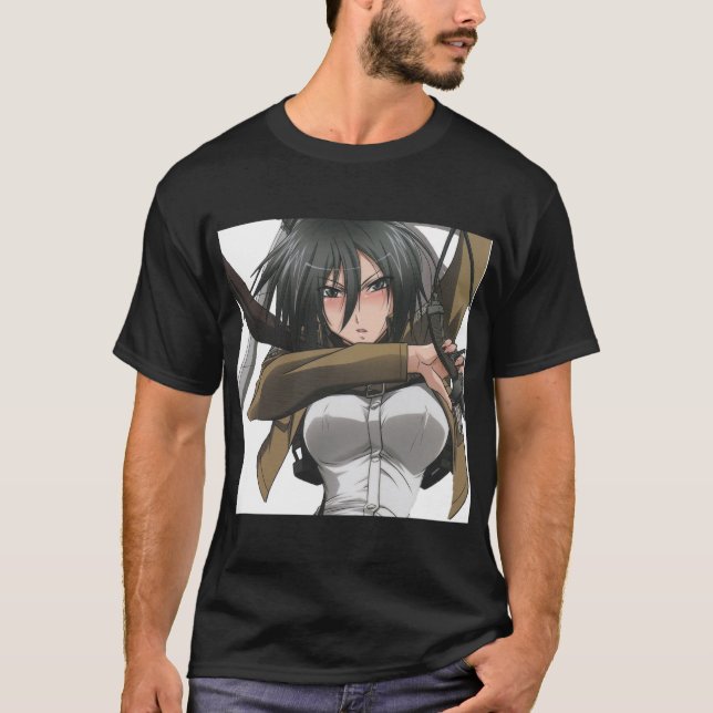 Camiseta Mikasa - SNK (Frente)