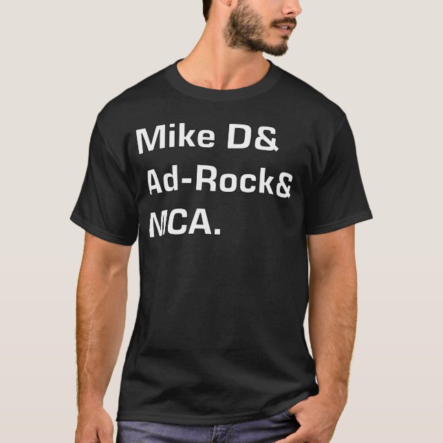 Camiseta Mike D e AdRock e MCA vintage (Frente)