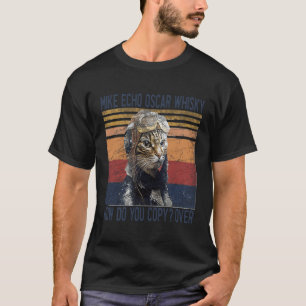 Camiseta Mike Echo Oscar Whisky Como Copiar Gatinho Piloto