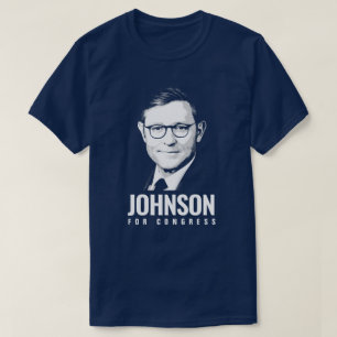 Camiseta Mike Johnson para o Congresso