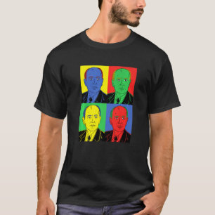 Camiseta Mikhail Gorbachev Retro-Pop Art Tee Histórico