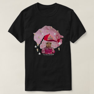 Camiseta Mikitiez algodão doce sorvete diquente ensolarado