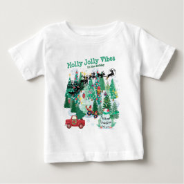 Camiseta Mikitiez clássico christmastree greenforest