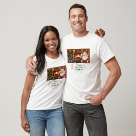 Camiseta Mikitiez classicwhitechristmas light jollyholly