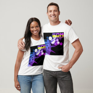 Camiseta Mikitiez EDM music ellis disco, liberdade dos eua