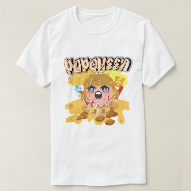 Camiseta Mikitiez popqueen popcorn moivenight cinema (Frente do Design)