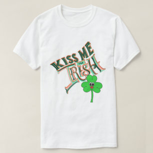 Camiseta Mikitiez trevo verde irlandês st.patrick'sday sort