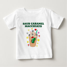 Camiseta Mikitiez Trex dinossaur icedcafé caramelo xmas