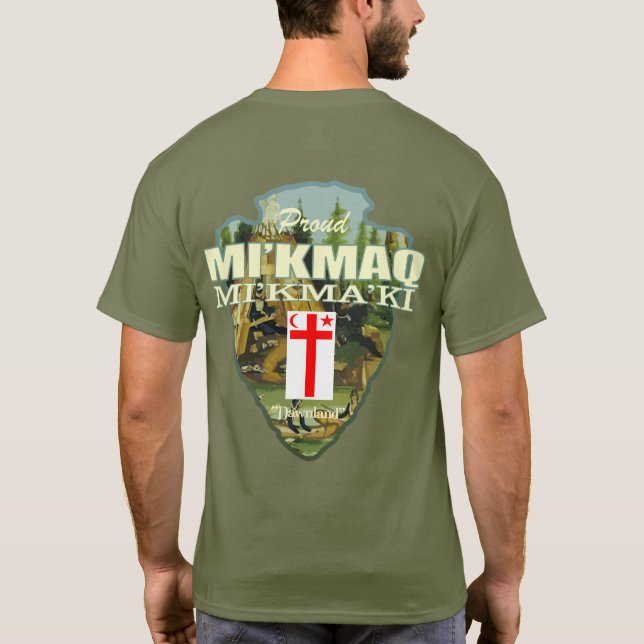 Camiseta Mi'kmaq (flecha) (Verso)