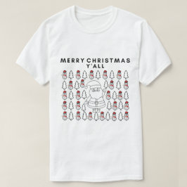Camiseta Miktiez merrychristmas papais noeis mínimos feliz