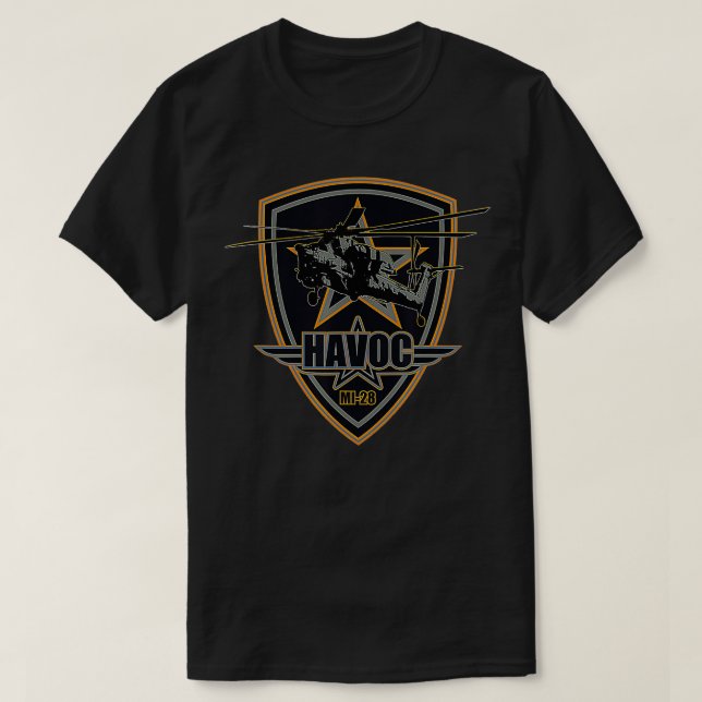 Camiseta Mil Mi28 Havoc  (Frente do Design)