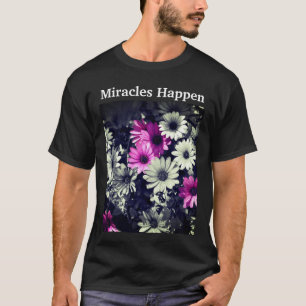 Camiseta Milagres Acontecem Disies Inspiracionais