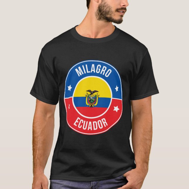 Camiseta Milagro, Cidade do Equador (Frente)