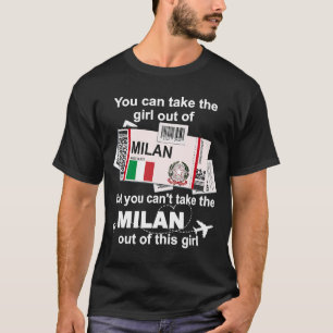 Camiseta Milan Boembarque Pass Milan Girl Milan
