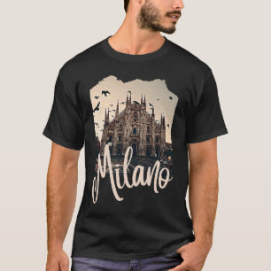 Camiseta Milan Itália Souvenir