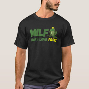 Camiseta MILD Man I Love Sapos Engraçado Presente Para A An