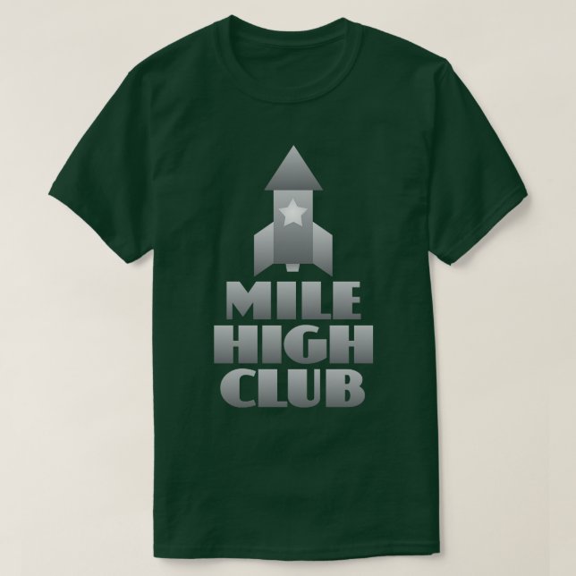 Camiseta Mile High Club (Frente do Design)
