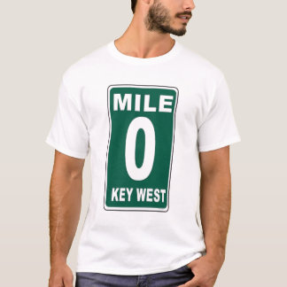 Camiseta "Mile Marker 0" Chave Oeste