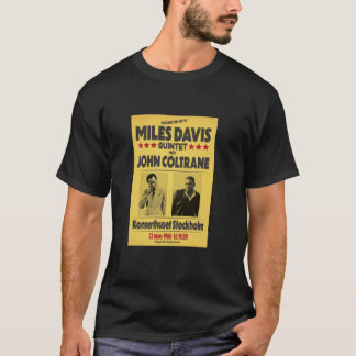 Camiseta Miles Davis Quintet e John Coltrane Estocolmo 19