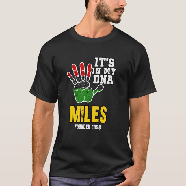 Camiseta Miles, MC, Design de Souvenir HBC (Frente)