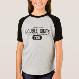 Camiseta Milestone 10thBirthday - Dígitos Duplos Novo Membr