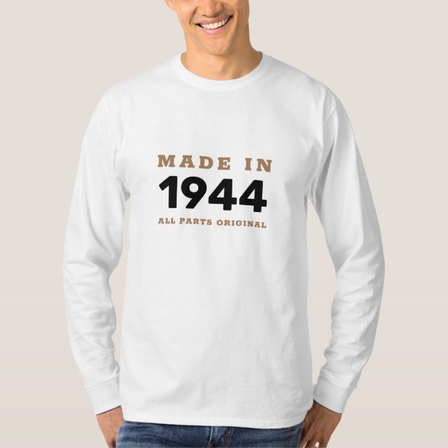 Camiseta Milestone Birthday Long Sleeve (Frente)